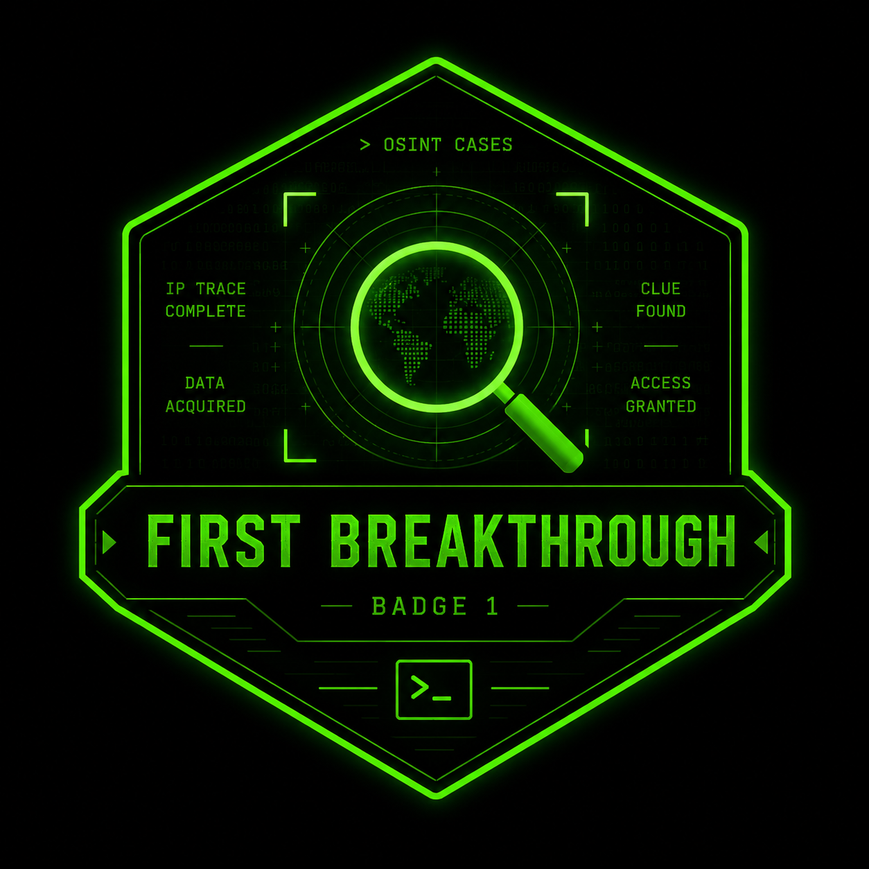 First Breakthrough badge